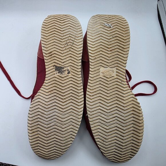 Nike Cortez Basic Nylon Team Red Mens Size 10.5 Sneaker Shoes Casual Walking - Picture 7 of 14